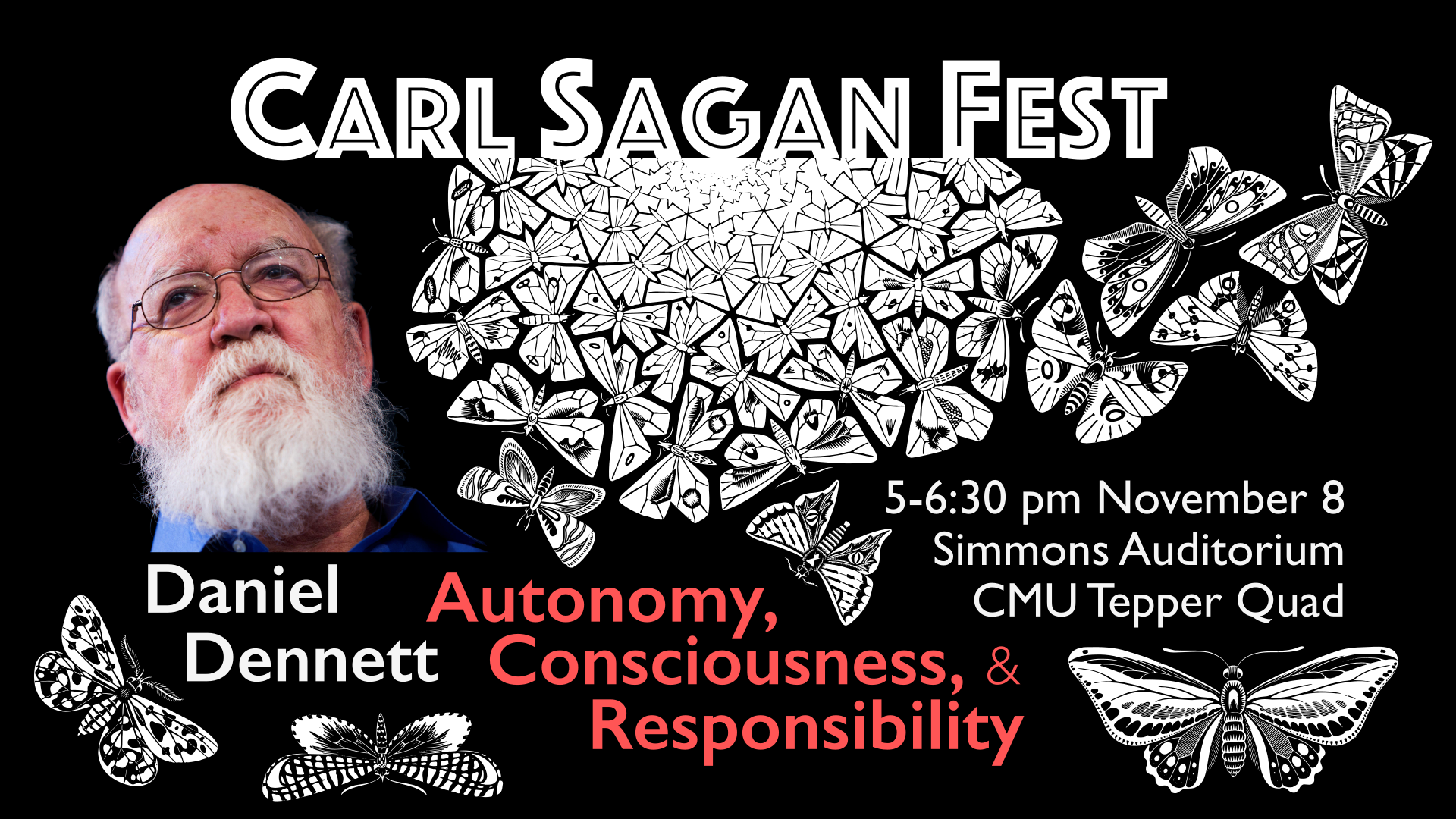 Carl Sagan Fest, featuring Daniel Dennett Banner